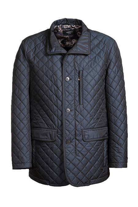 Куртка для мужчин бренда Meucci (Италия), арт. 9004/4 - фото. Цвет: Тёмно-синий. Купить в интернет-магазине https://shop.meucci.ru
