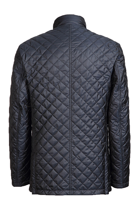 Стеганая куртка темно-синего цвета для мужчин бренда Meucci (Италия), арт. 9011 - фото. Цвет: Темно-синий. Купить в интернет-магазине https://shop.meucci.ru
