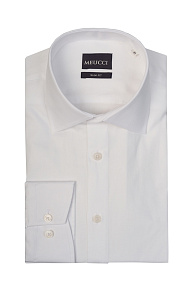 Рубашка белая с микродизайном (SL 9020 RL 0191 BAS/231107)
