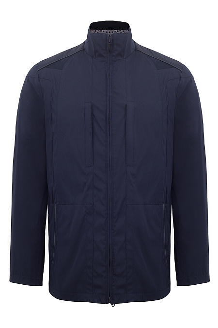 Куртка для мужчин бренда Meucci (Италия), арт. 1808 - фото. Цвет: Тёмно-синий. Купить в интернет-магазине https://shop.meucci.ru
