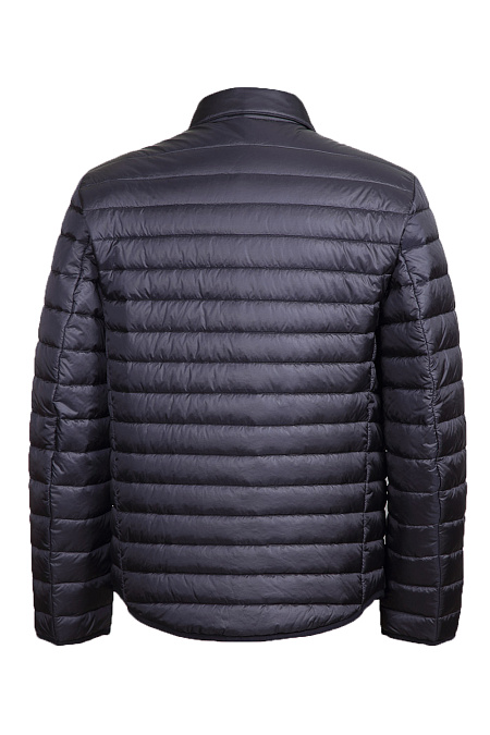 Легкая утепленная стеганая куртка для мужчин бренда Meucci (Италия), арт. 1690 - фото. Цвет: Тёмно-синий. Купить в интернет-магазине https://shop.meucci.ru
