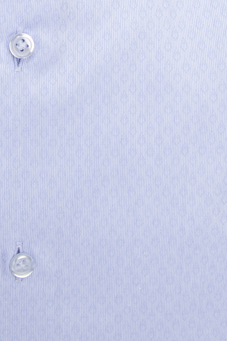 Модная мужская рубашка хлопковая голубая с орнаментом  арт. SL 902022 RL 91GZ/302216 от Meucci (Италия) - фото. Цвет: Головой с орнаментом.
