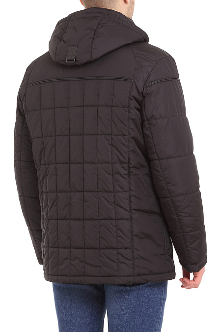 Куртка для мужчин бренда Meucci (Италия), арт. 22662 - фото. Цвет: Чёрный. Купить в интернет-магазине https://shop.meucci.ru
