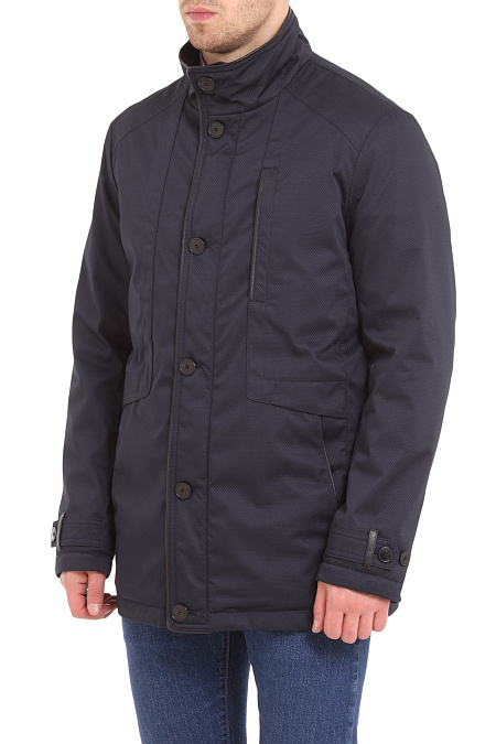 Куртка  для мужчин бренда Meucci (Италия), арт. 1170 - фото. Цвет: Тёмно-синий. Купить в интернет-магазине https://shop.meucci.ru
