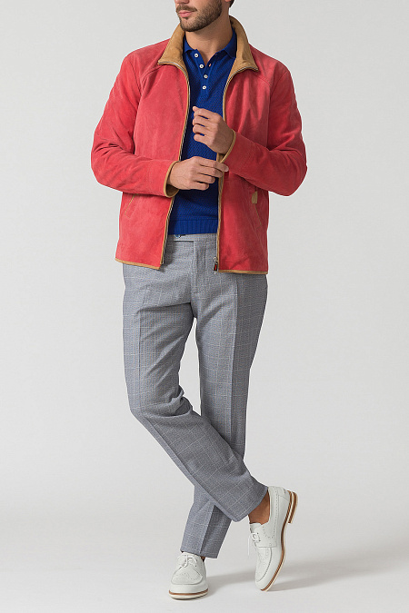 Куртка для мужчин бренда Meucci (Италия), арт. 7332 - фото. Цвет: Фуксия. Купить в интернет-магазине https://shop.meucci.ru
