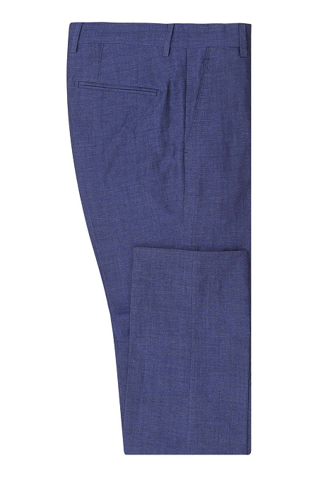 Мужские брендовые брюки арт. AN102 BLUE Meucci (Италия) - фото. Цвет: Синий. Купить в интернет-магазине https://shop.meucci.ru
