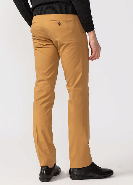 Мужские брюки в стиле casual MEUCCI (Италия), арт. LM1740X CARAMEL, цветсветло-коричневый, модная коллекция Весна-Лето - купить в Москве винтернет-магазине MEUCCI