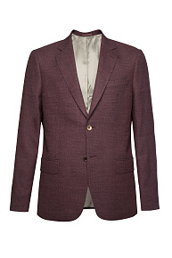 Легкий кашемировый пиджак бордового цвета  (MI 1200181VB/11721)