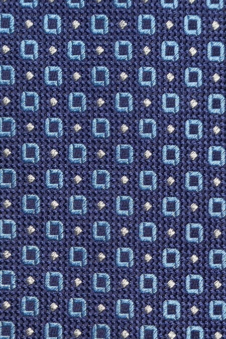 Темно-синий галстук из шелка с цветным орнаментом для мужчин бренда Meucci (Италия), арт. EKM212202-79 - фото. Цвет: Темно-синий, цветной орнамент. Купить в интернет-магазине https://shop.meucci.ru
