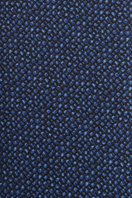 Темно-синий галстук с микроузором для мужчин бренда Meucci (Италия), арт. SE081/1 - фото. Цвет: Темно-синий. Купить в интернет-магазине https://shop.meucci.ru
