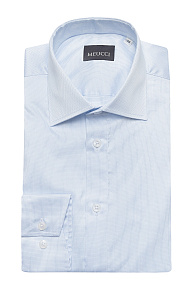 Рубашка голубого цвета с микродизайном (SL 9020 RL BAS 0291/182060)