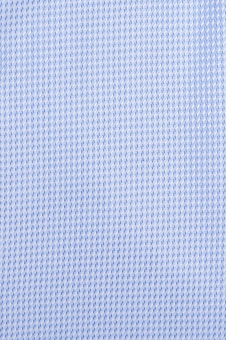 Модная мужская приталенная рубашка с рисунком жаккард арт. SL 90202 RL 12171/151539 от Meucci (Италия) - фото. Цвет: Голубой, жаккард.

