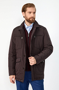 Утепленная стеганая куртка-пиджак  (4920)