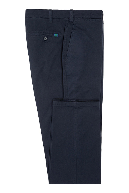 Мужские брендовые хлопковые тёмно-синие брюки арт. 1350/01502/506 Meucci (Италия) - фото. Цвет: Темно-синий. Купить в интернет-магазине https://shop.meucci.ru
