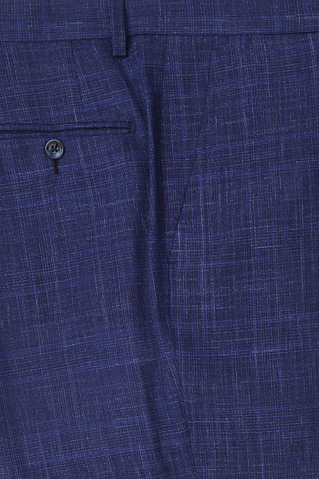 Мужские брендовые брюки арт. MI 30073/7033 Meucci (Италия) - фото. Цвет: Темно-синий. Купить в интернет-магазине https://shop.meucci.ru
