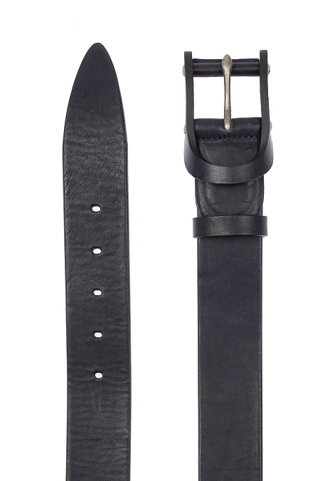 Ремень кожаный черный для мужчин бренда Meucci (Италия), арт. 01664103-440 - фото. Цвет: . Купить в интернет-магазине https://shop.meucci.ru
