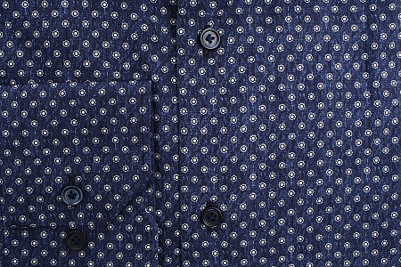 Модная мужская приталенная рубашка синего цвета арт. SL 91502 R 22171/141290 от Meucci (Италия) - фото. Цвет: Темно-синий. Купить в интернет-магазине https://shop.meucci.ru

