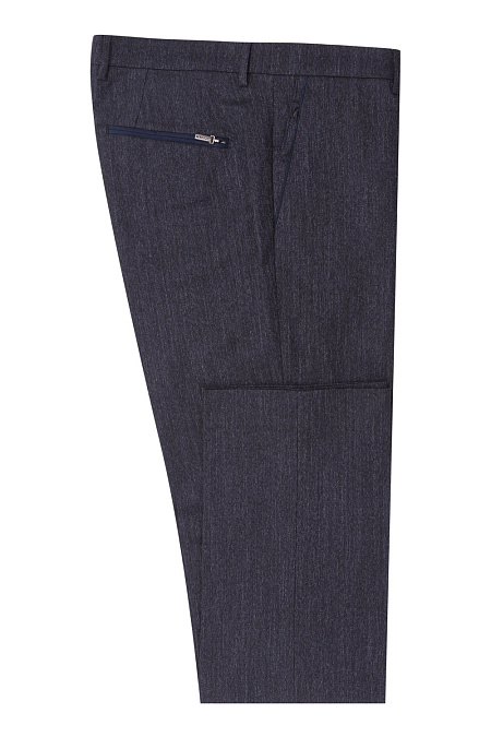 Мужские брендовые брюки арт. TS1000X BLUE Meucci (Италия) - фото. Цвет: Синий. Купить в интернет-магазине https://shop.meucci.ru
