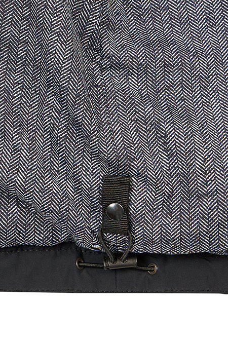 Стёганый удлинённый пуховик для мужчин бренда Meucci (Италия), арт. 21808 - фото. Цвет: Темно-синий. Купить в интернет-магазине https://shop.meucci.ru
