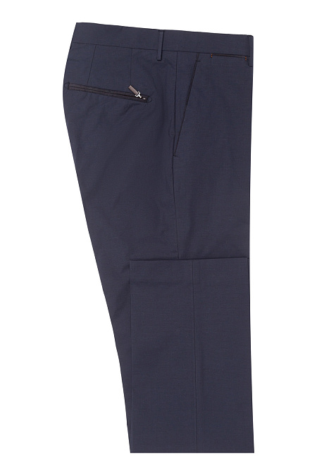 Мужские брендовые брюки темно-синего цвета арт. TS1118X NAVY Meucci (Италия) - фото. Цвет: Темно-синий. Купить в интернет-магазине https://shop.meucci.ru
