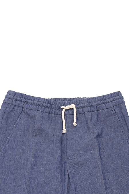 Мужские брендовые брюки арт. LM3103 BLUE Meucci (Италия) - фото. Цвет: Синий. Купить в интернет-магазине https://shop.meucci.ru
