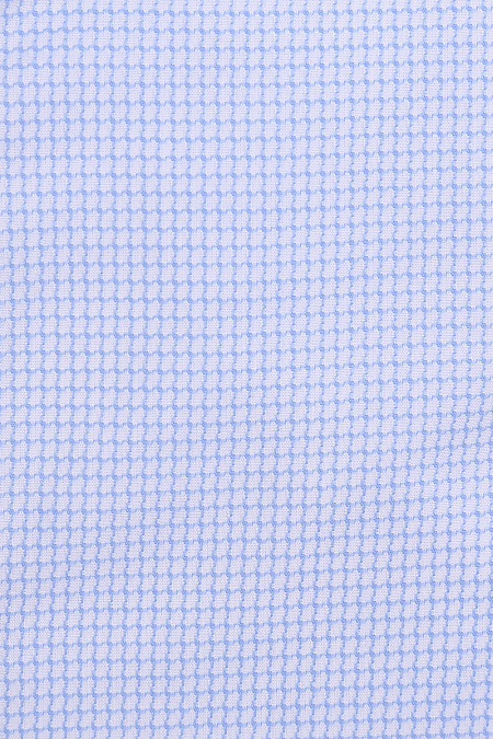 Модная мужская хлопковая рубашка голубого цвета арт. SL 90202 RL 12171/141583 от Meucci (Италия) - фото. Цвет: Бело-голубой. Купить в интернет-магазине https://shop.meucci.ru

