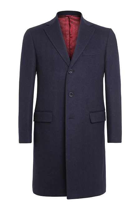 Пальто для мужчин бренда Meucci (Италия), арт. MI 5300271/4014 - фото. Цвет: Темно-синий. Купить в интернет-магазине https://shop.meucci.ru
