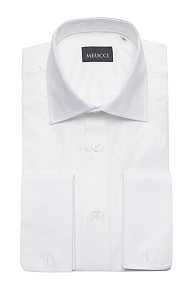 Рубашка белого цвета с манжетом под запонки (SL 9020 RL BAS 0191/182053 Z)