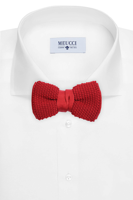 Бабочка для мужчин бренда Meucci (Италия), арт. 1993/5 - фото. Цвет: Красный. Купить в интернет-магазине https://shop.meucci.ru
