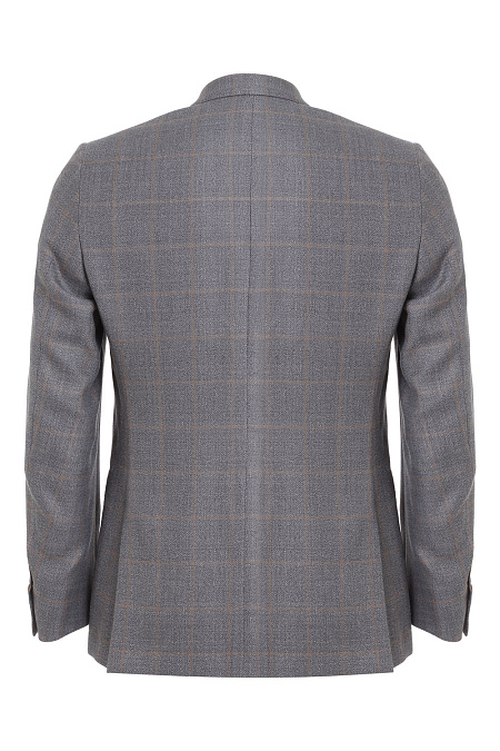 Легкий пиджак из тонкой шерсти серого цвета для мужчин бренда Meucci (Италия), арт. MI 1202162/1191 - фото. Цвет: Серый в крупную клетку. Купить в интернет-магазине https://shop.meucci.ru
