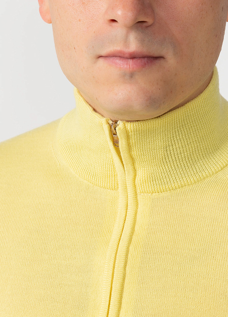Трикотаж  для мужчин бренда Meucci (Италия), арт. 407LC20/40646 - фото. Цвет: Желтый. Купить в интернет-магазине https://shop.meucci.ru
