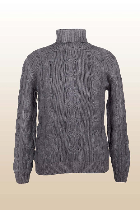 Мужской брендовый свитер серого цвета арт. 1163005/3 Meucci (Италия) - фото. Цвет: Серый. Купить в интернет-магазине https://shop.meucci.ru

