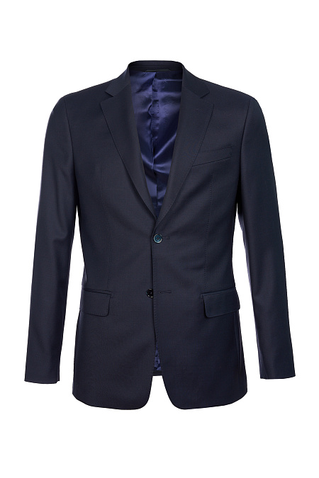 Мужской костюм из шерсти темно-синего цвета Meucci (Италия), арт. MI 2200191VB/11042 - фото. Цвет: Темно-синий.