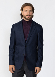 Пиджак из шерсти с кашемиром тёмно-синий (MI 1200181/8054)