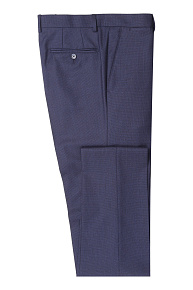 Классические брюки серого-синего цвета из шерсти (MI 2200181/9031)