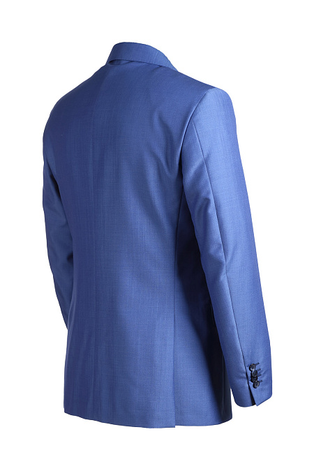Мужской синий классический костюм прямого силуэта Meucci (Италия), арт. CL 2200153/3132 - фото. Цвет: Светло-синий. Купить в интернет-магазине https://shop.meucci.ru
