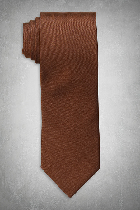 Коричневый галстук для мужчин бренда Meucci (Италия), арт. 35640/4 8 см. - фото. Цвет: Коричневый. Купить в интернет-магазине https://shop.meucci.ru
