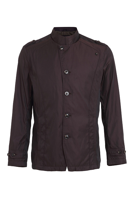 Куртка-френч темно-бордового цвета для мужчин бренда Meucci (Италия), арт. 2824 - фото. Цвет: Бордо. Купить в интернет-магазине https://shop.meucci.ru
