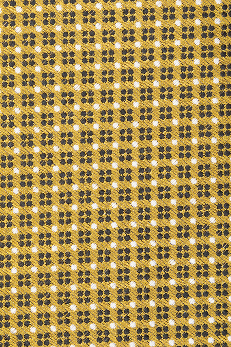 Желтый галстук с орнаментом для мужчин бренда Meucci (Италия), арт. 03202006-70 - фото. Цвет: Желтый. Купить в интернет-магазине https://shop.meucci.ru
