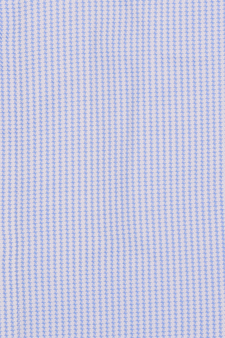 Модная мужская рубашка с длинным рукавом с бело-голубым орнаментом  арт. SL 0191200714 RL CEL/220216 Meucci (Италия) - фото. Цвет: Бело-голубой, орнамент. 