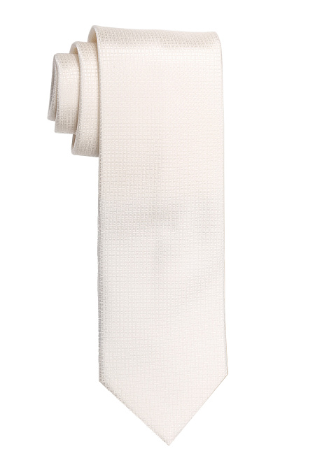 Кремовый галстук с микроузором для мужчин бренда Meucci (Италия), арт. 11504/6 - фото. Цвет: Кремовый, микродизайн. Купить в интернет-магазине https://shop.meucci.ru
