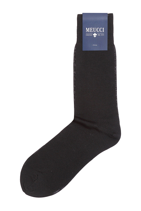 Носки для мужчин бренда Meucci (Италия), арт. TR-1000/101 - фото. Цвет: Черный. Купить в интернет-магазине https://shop.meucci.ru
