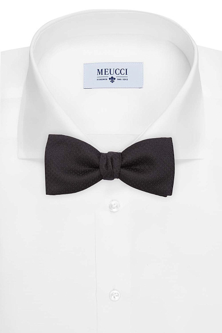 Бабочка для мужчин бренда Meucci (Италия), арт. 11516/1 - фото. Цвет: Черный. Купить в интернет-магазине https://shop.meucci.ru
