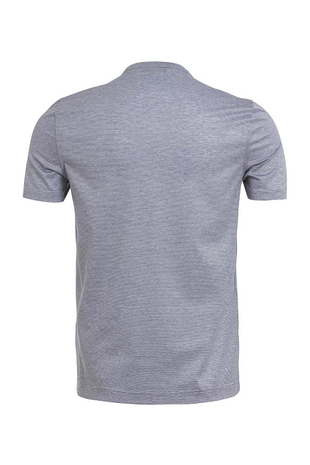 Серая хлопковая футболка для мужчин бренда Meucci (Италия), арт. 60158/74774/193 - фото. Цвет: Серый. Купить в интернет-магазине https://shop.meucci.ru
