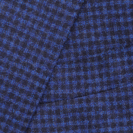 Мужской темно-синий шерстяной пиджак в мелкую клетку Meucci (Италия), арт. MI 1202181/7037 - фото. Цвет: Синий в мелкую клетку. Купить в интернет-магазине https://shop.meucci.ru
