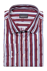 Рубашка из хлопка с цветным принтом  (SL 902020 R 91AG/302118)