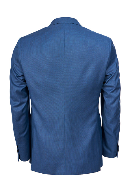 Мужской костюм из шерсти с шёлком синего цвета  Meucci (Италия), арт. MI 2200191/8013 - фото. Цвет: Синий.