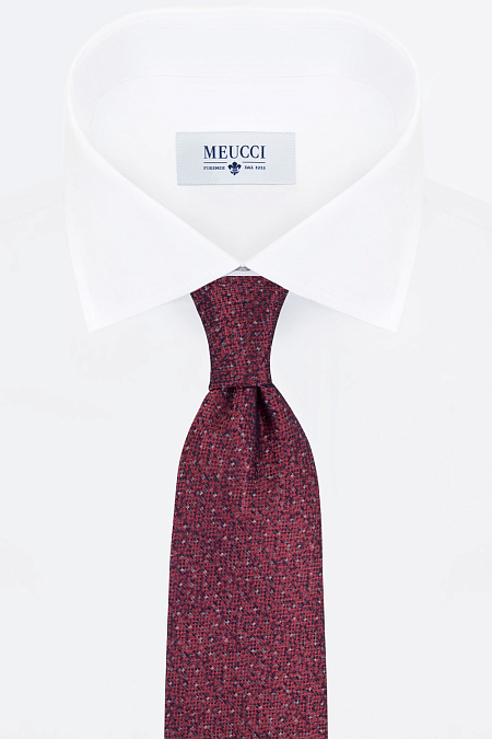 Галстук для мужчин бренда Meucci (Италия), арт. 44160/2 - фото. Цвет: Бордовый. Купить в интернет-магазине https://shop.meucci.ru
