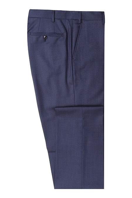 Мужские брендовые брюки арт. MI 30081/4031 Meucci (Италия) - фото. Цвет: Синий с микродизайном. Купить в интернет-магазине https://shop.meucci.ru
