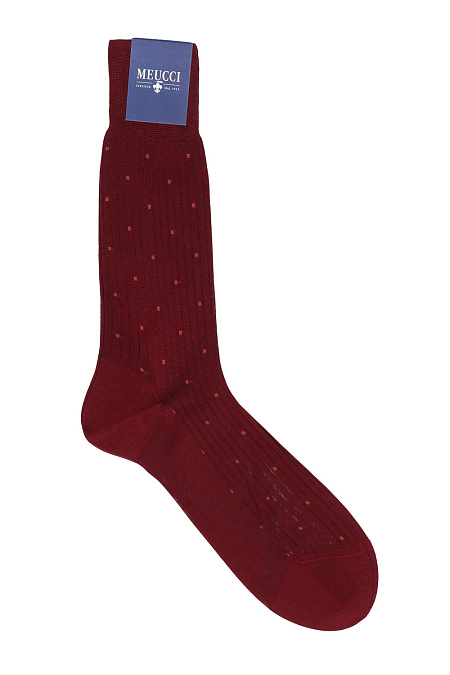 Носки для мужчин бренда Meucci (Италия), арт. Giotto t.518 bordo - фото. Цвет: Бордовый. Купить в интернет-магазине https://shop.meucci.ru
